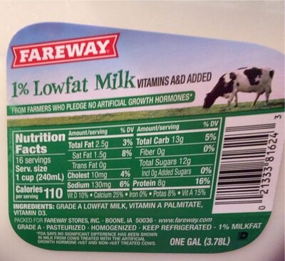 1% Lowfat Milk