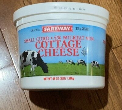 Small Curd 4% Milkfat Min. Cottage Cheese