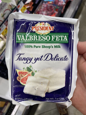 President, Valbreso Feta