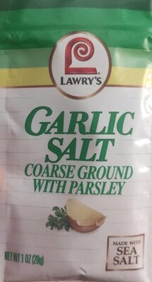 Garlic Salt Coarse Ground With Parsley, Garlic With Parsley