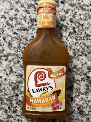 Hawaiian With Tropical Fruit Juices Marinade