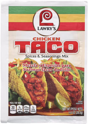 Chicken Taco Spices & Seasonings Mix, Chicken Taco