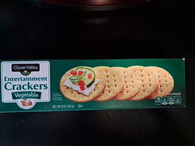 Vegetable Entertainment Crackers, Vegetable