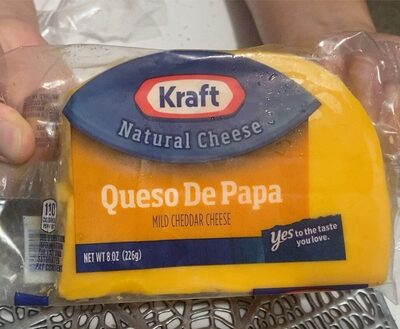 Queso De Papa Mild Cheddar Cheese, Queso De Papa