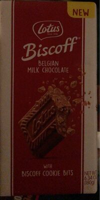 Belgian Milk Chocolate With Biscoff Cookie Bits, Belgian Milk Chocolate