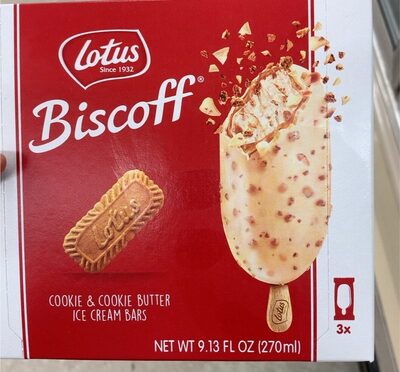 Cookie & Cookie Butter Ice Cream Bars, Cookie & Cookie Butter