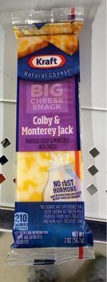 Colby & Monterey Jack Marbled Colby & Monterey Jack Big Cheese Snack, Colby & Monterey Jack