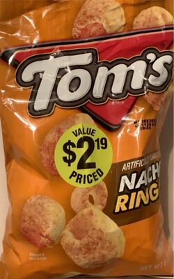 Tom's Nacho Flavored Rings, 6 Oz Bag