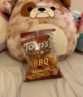 BBQ Chicharrones Fried Pork Skins With Natural Smoke Flavoring, BBQ