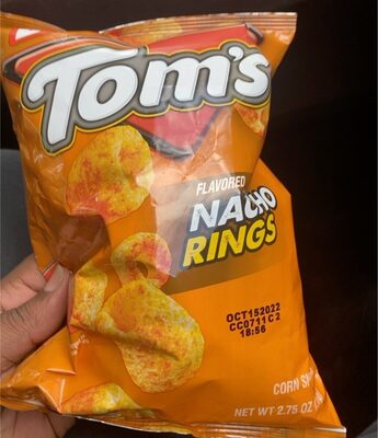 Tom's Nacho Rings Corn Snacks, 2.75 Oz Bag