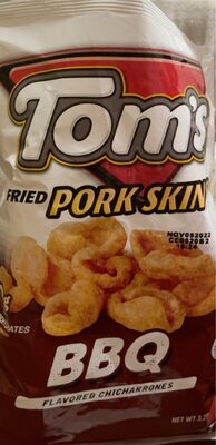 BBQ Flavored Chicharrones Fried Pork Skins, BBQ