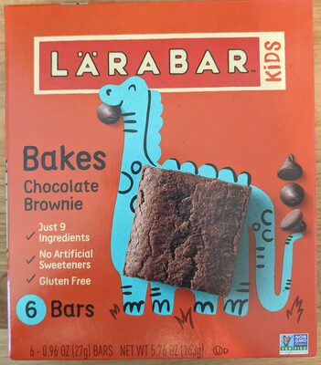 Larabar Kids Chocolate Brownie Bakes 6 Count