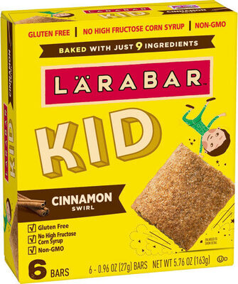 Larabar Kids Cinnamon Swirl Bakes 6 Count