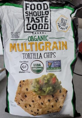 Multigrain Organic Tortilla Chips, Multigrain