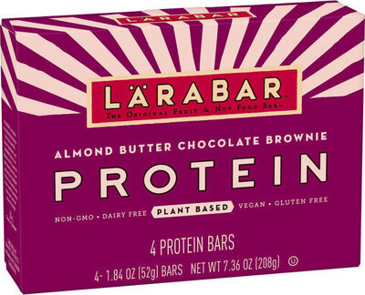 Almond Butter Chocolate Brownie Protein Bars, Almond Butter Chocolate Brownie