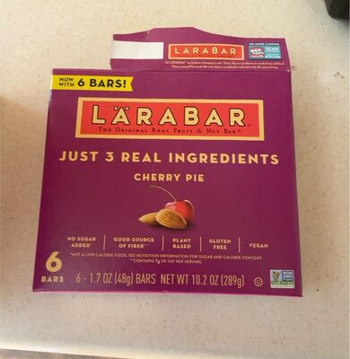 Larabar Cherry Pie Fruit & Nut Bar 6 Count