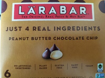 Larabar Peanut Butter Chocolate Chip Fruit & Nut Bars 6 Count