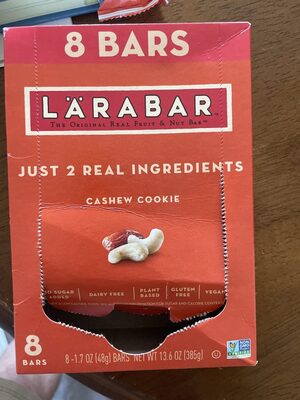 Larabar Cashew Cookie Gluten-Free Snack Bars 8 Count