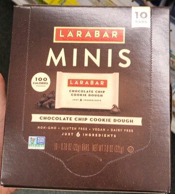 Chocolate Chip Cookie Dough Minis Bars, Chocolate Chip Cookie Dough