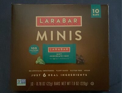 Mint Chocolate Chip Minis Bars, Mint Chocolate Chip
