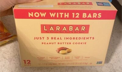 Larabar Peanut Butter Cookie Fruit & Nut Bars 12 Count