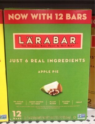 Larabar Apple Pie Fruit & Nut Bars 12 Count