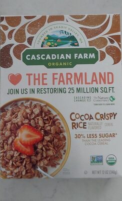 Cascadian Farm Organic Cocoa Crispy Rice Cereal