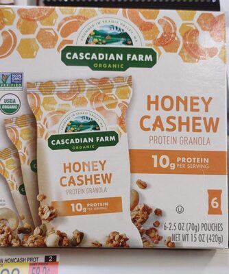 Honey Cashew Protein Granola, Honey Cashew