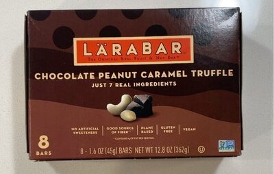 Chocolate Peanut Caramel Truffle Fruit & Nut Bars, Chocolate Peanut Caramel Truffle
