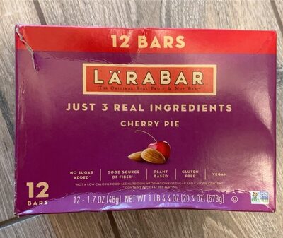 Larabar Cherry Pie Fruit & Nut Bars 12 Count