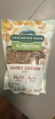 Cascadian Farm Organic Honey Cashew Protein Grains Granola