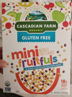 Cascadian Farm Organic Gluten Free Mini Fruitfuls Breakfast Cereal