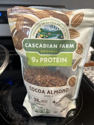 Cascadian Farm Organic Cocoa Almond Protein Granola 