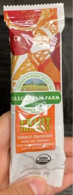 Cascadian Farm Organic Fruit Infused Orange Cranberry Chewy Granola Bar