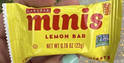Larabar Lemon Bar Mini Fruit and Nut Bar