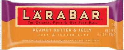 Larabar Peanut Butter and Jelly Fruit and Nut Bars 16 Count