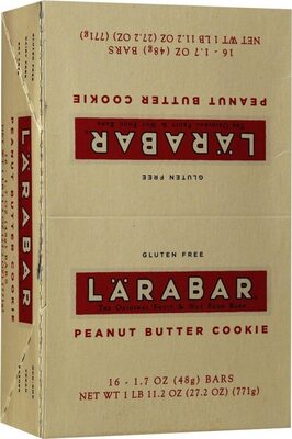 Larabar Peanut Butter Cookie Fruit & Nut Bars 16 Count