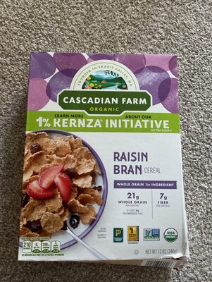 Cascadian Farm Organic Raisin Bran Breakfast Cereal