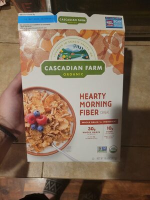 Cascadian Farm Organic Hearty Morning Fiber Breakfast Cereal