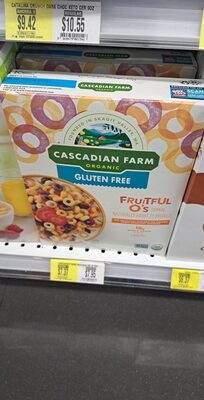 Cascadian Farm Organic Gluten Free Fruitful O's Breakfast Cereal