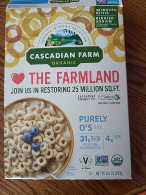 Cascadian Farm Organic Purely O's Cereal