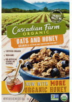 Oats And Honey Granola With Organic Whole Grain Oats And Golden Honey, Oats And Honey