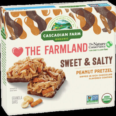 Cascadian Farm Organic Sweet and Salty Peanut Pretzel Chewy Granola Bar