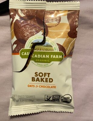 Cascadian Farm Organic Oats and Chocolate Soft Baked Squares