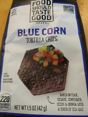 Food Should Taste Good Blue Corn Tortilla Chips