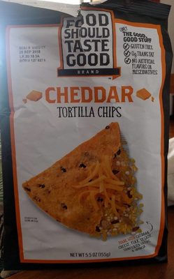 Food Should Taste Good Cheddar Tortilla Chips