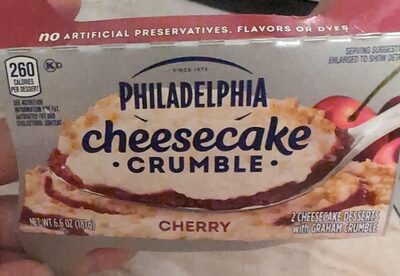 Cherry Crumble Cheesecake Desserts, Cherry
