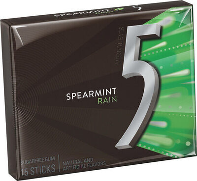 Spearmint Rain Sugarfree Gum, Spearmint Rain
