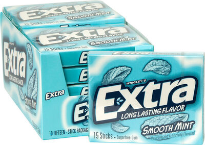 Extra, Smooth Mint Gum, Mint, Mint