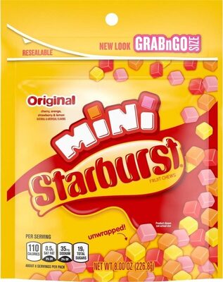 Original Cherry, Orange, Strawberry & Lemon Mini Fruit Chews, Original